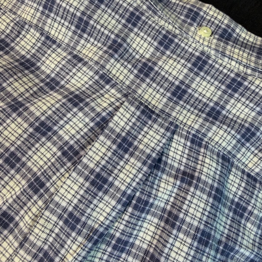Ralph Lauren Button Down Mens XXL Blue Plaid Greggor Long Sleeve Shirt EUC - Picture 8 of 14